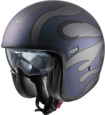 Casca Moto Open-Face/Jet Vintage IRIDEBM Matt Blue/Gray 2024