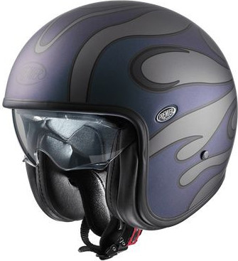 Casca Moto Open-Face/Jet Vintage IRIDEBM Matt Blue/Gray 2024