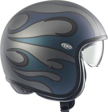 Casca Moto Open-Face/Jet Vintage IRIDEBM Matt Blue/Gray 2024