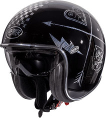 Casca Moto Open-Face/Jet Vintage NX SC Black/Blue/Chrome 2024