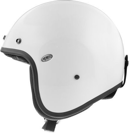 Casca Moto Open-Face/Jet Vintage CLASS U8 Glossy White 2024