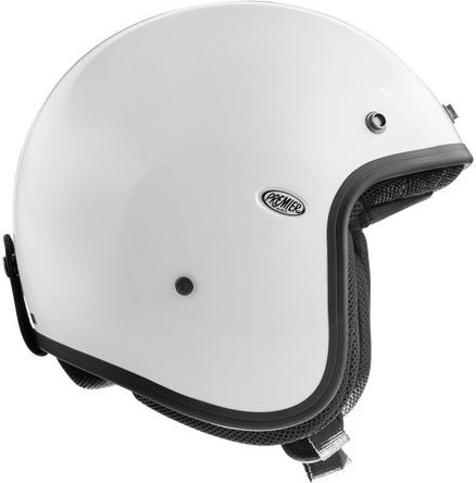 Casca Moto Open-Face/Jet Vintage CLASS U8 Glossy White 2024
