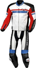 Combinezon Moto Piele 2 Piese DIABRO White/Red/Blue