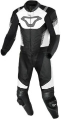 Combinezon Moto Piele 2 Piese VARSHALL Black/White