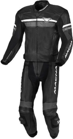 Combinezon Moto Piele 2 Piese DIABRO Black/Grey