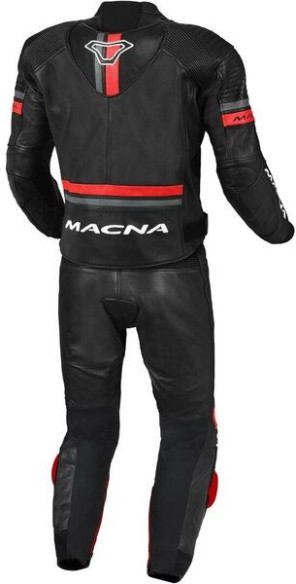 Combinezon Moto Piele 2 Piese DIABRO Black/Red