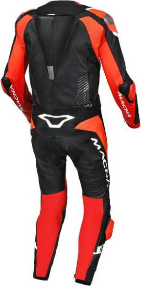 Combinezon Moto Piele TRONNIQ Black/Red/White