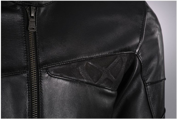 Geaca Moto Piele Cranky MS Black
