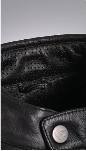 Geaca Moto Piele Cranky MS Black