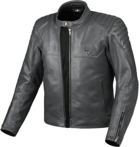 Geaca Moto Piele LANCE 2.0 Dark Grey