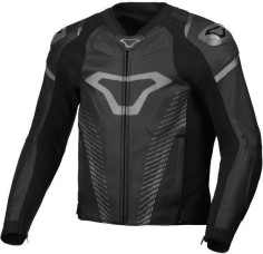 Geaca Moto Piele TRONNIQ Black/Grey
