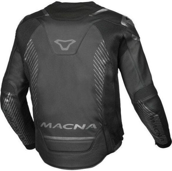 Geaca Moto Piele TRONNIQ Black/Grey