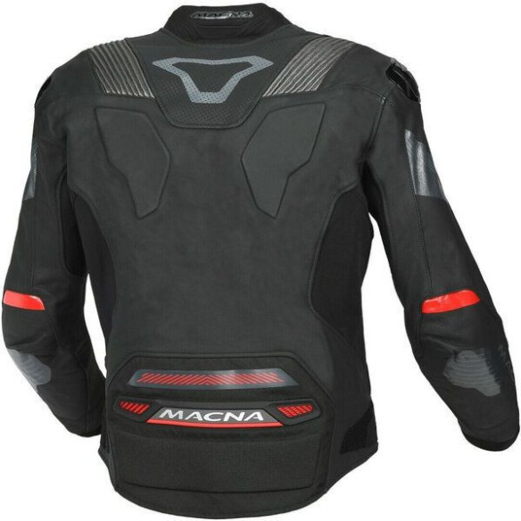 Geaca Moto Piele POINTER Black/Red