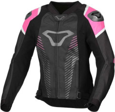 Geaca Moto Piele Dama TRONNIQ Black/Pink