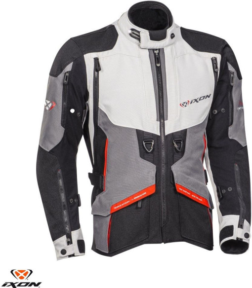 Geaca Moto Textila Touring Ragnar MS Black/Gray/Red 24