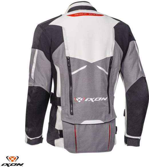 Geaca Moto Textila Touring Ragnar MS Black/Gray/Red 24