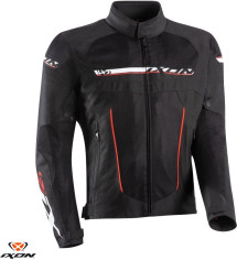 Geaca Moto Textil T-Rex MS Black/White/Red 24