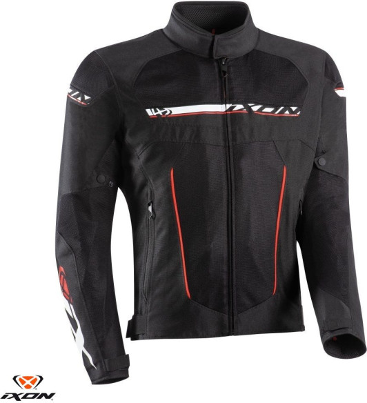 Geaca Moto Textil T-Rex MS Black/White/Red 24