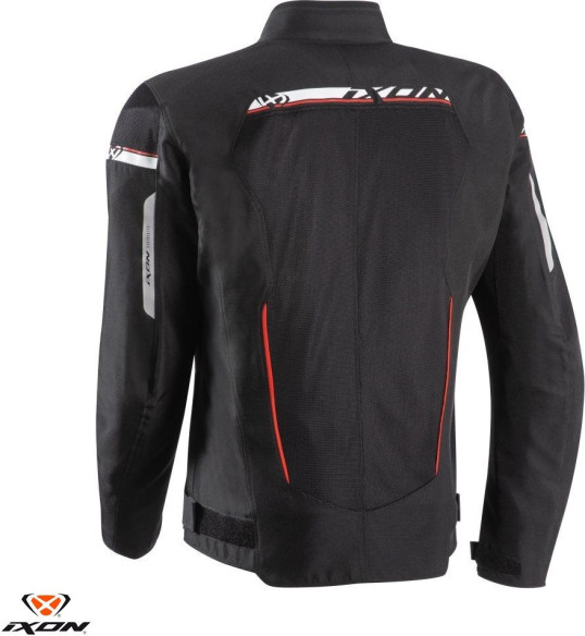 Geaca Moto Textil T-Rex MS Black/White/Red 24