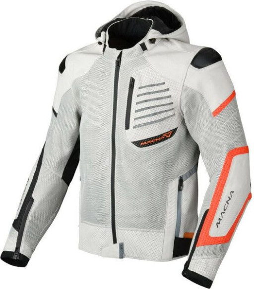 Geaca Moto Textil RISANT Grey/Orange