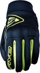 Manusi Moto Textile Globe Black/ Yellow Fluo
