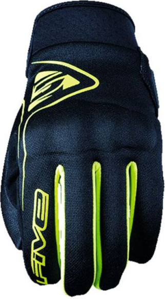 Manusi Moto Textile Globe Black/ Yellow Fluo