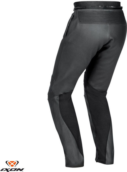 Pantaloni Moto Piele Hawk Pant MS Black