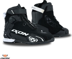 Ghete Moto Dama Bull 2 WP LS Black/White 24