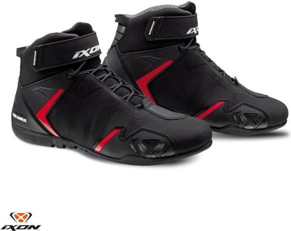 Ghete Moto Gambler WP MS Black/Red 24