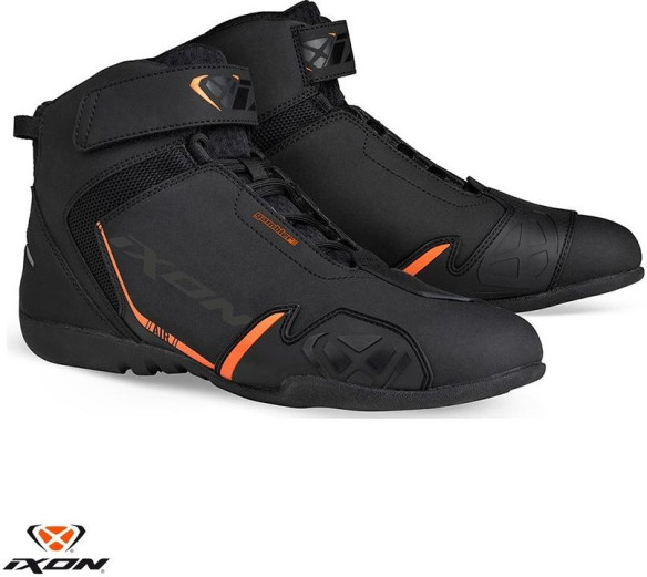 Ghete Moto Gambler MS Black/Orange
