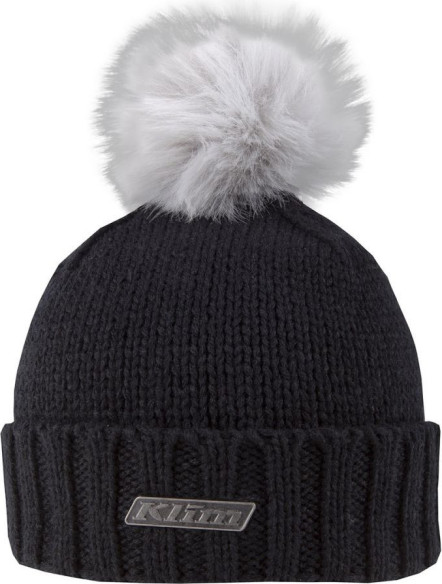 Caciula Pom Beanie Black Gray