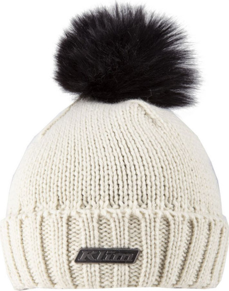 Caciula Pom Beanie Natural Black