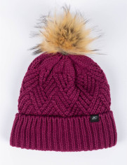Caciula Chevron Pom Raspberry Radiance 24