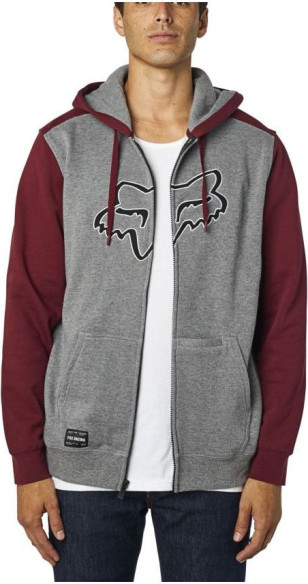Hanorac Destrakt Zip Gri/Rosu