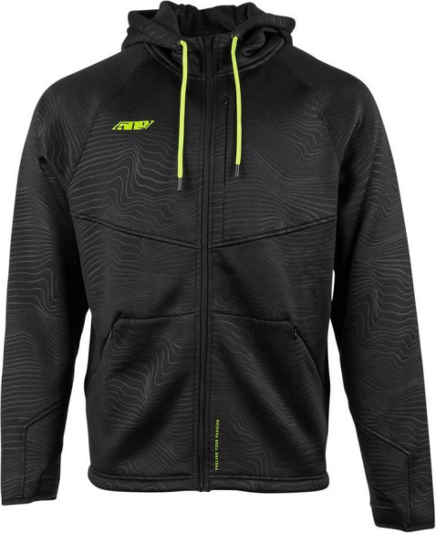 Hanorac Tech Zip Hoodie Acid Green