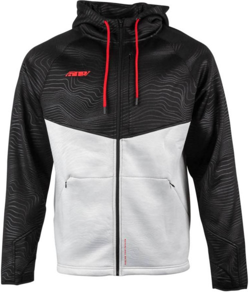 Hanorac Tech Zip Hoodie Cement Gray