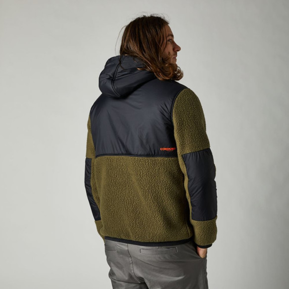Geaca Dayton Zip Fleece Fat Green
