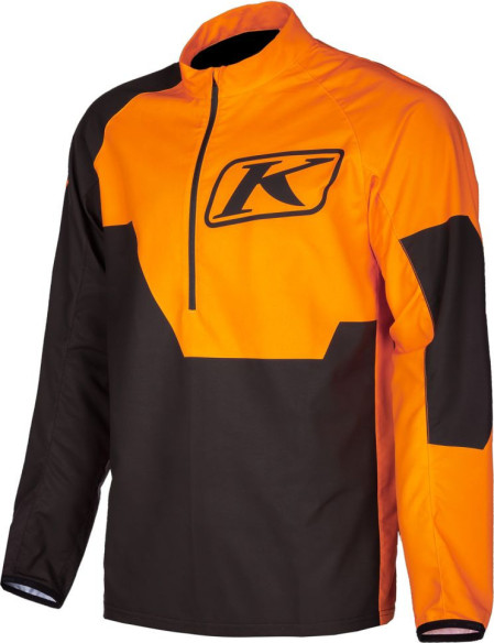 Hanorac Revolt 1/4 Zip Black/Strike Orange