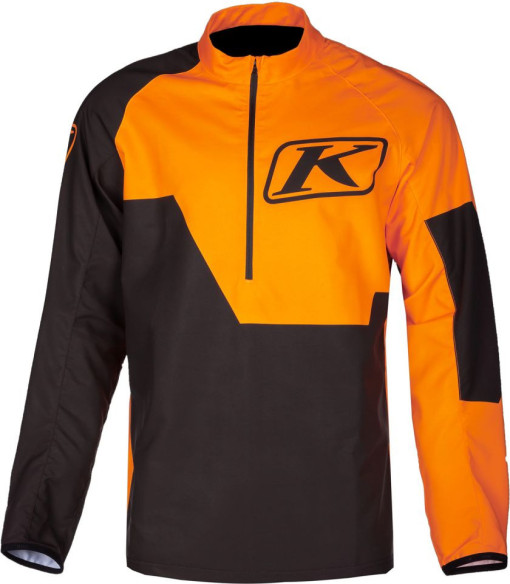 Hanorac Revolt 1/4 Zip Black/Strike Orange