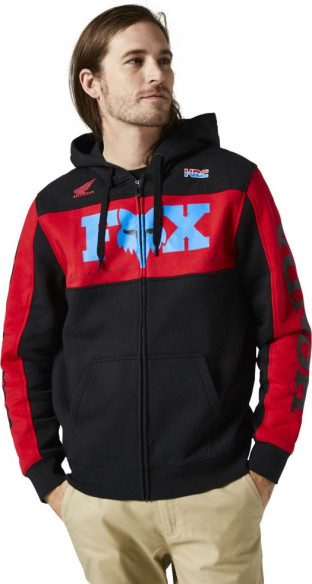 Hanorac Honda Zip Black/Red