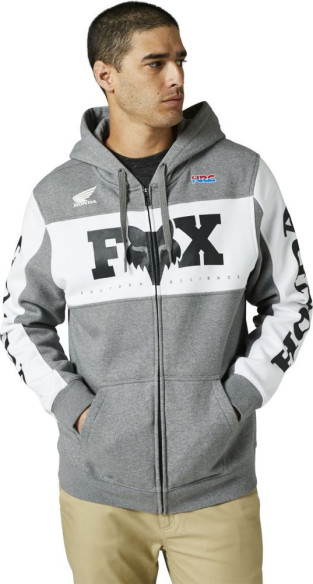 Hanorac Honda Zip Heather Graphite