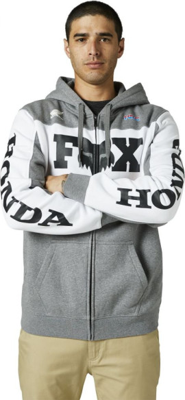 Hanorac Honda Zip Heather Graphite