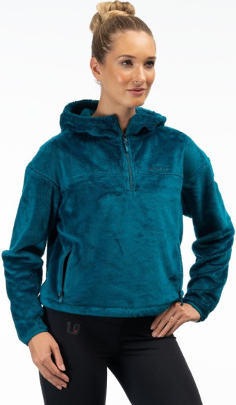 Hanorac Cascade 1/4 Zip Crop Deep Lagoon 24