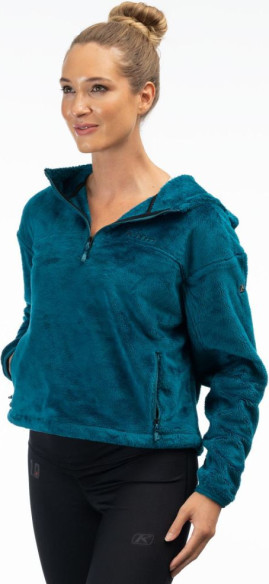 Hanorac Cascade 1/4 Zip Crop Deep Lagoon 24