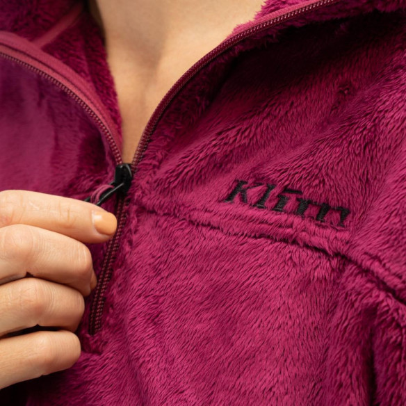Hanorac Cascade 1/4 Zip Crop Raspberry Radiance 24