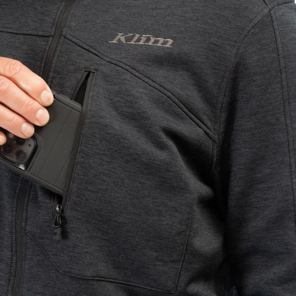 Hanorac Echo Wool Fleece Black 24