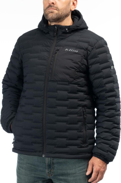 Geaca Boulder Stretch Down Hooded Black 24