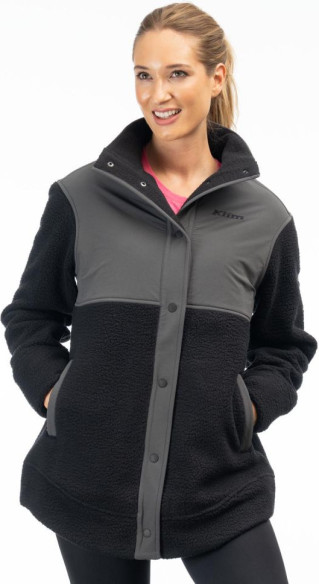 Geaca High Pile Mountain Fleece Black/Asphalt 24