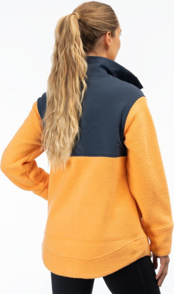 Geaca High Pile Mountain Fleece Mock Orange/Dress Blues 24