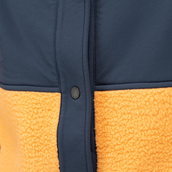 Geaca High Pile Mountain Fleece Mock Orange/Dress Blues 24